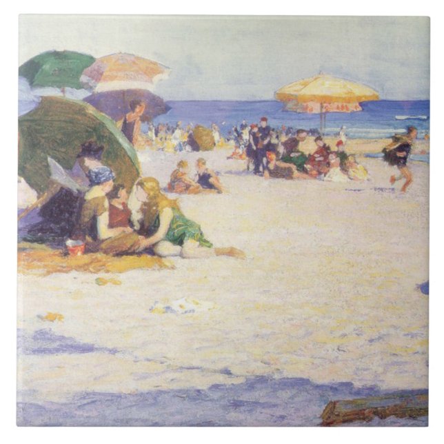 Long Beach (delstaten New York) Kakelplatta (Framsidan)