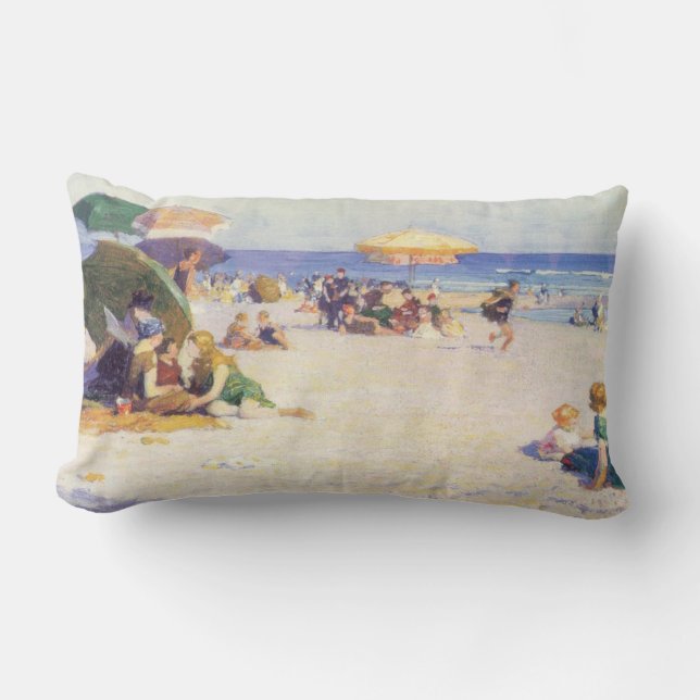 Long Beach (delstaten New York) Lumbarkudde (Framsida)
