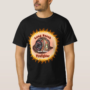 Long Beach Firefighter T Shirt