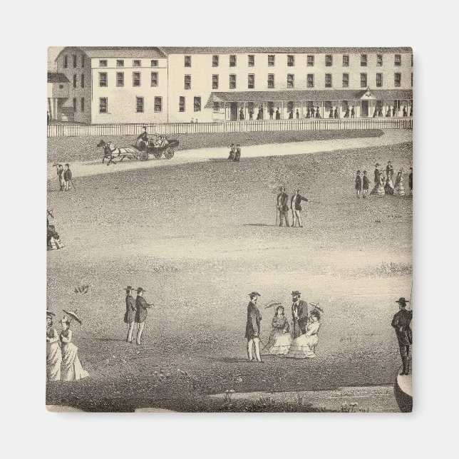 Long Beach House, Long Beach, NJ Magnet (Framsidan)