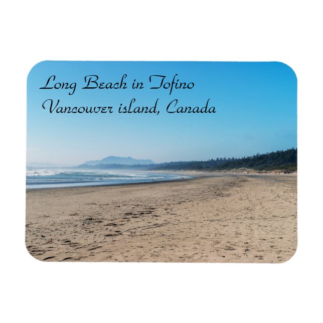 Long Beach i Tofino - BC, Kanada Magnet (Horisontell)