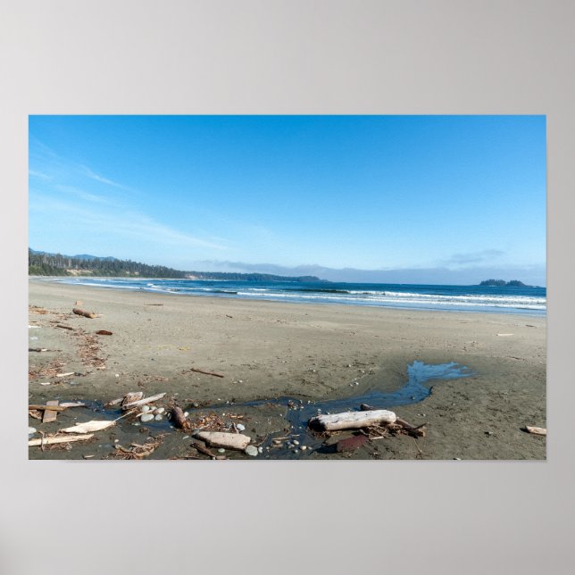 Long Beach i Tofino - BC, Kanada Poster (Framsidan)