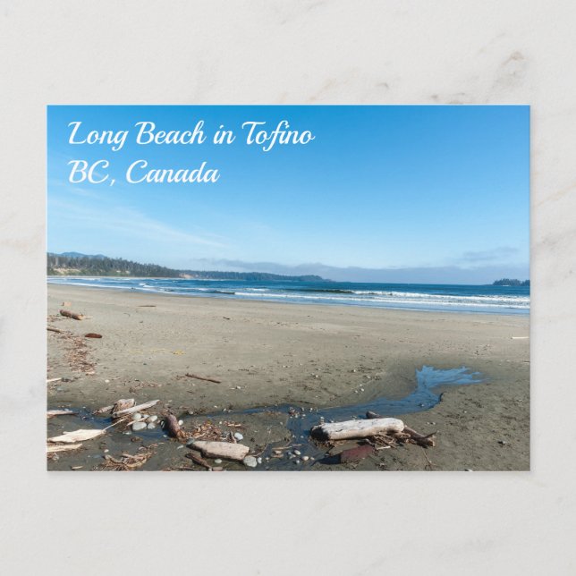 Long Beach i Tofino - BC, Kanada Vykort (Framsida)