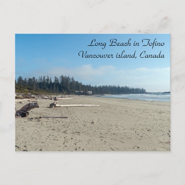 Long Beach i Tofino - BC, Kanada Vykort (Framsida)