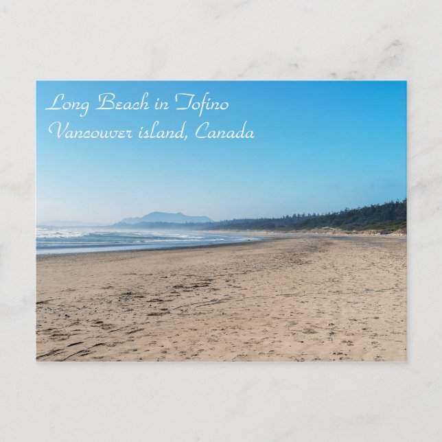 Long Beach in Tofino - BC, Canada Postcard Vykort (Framsida)