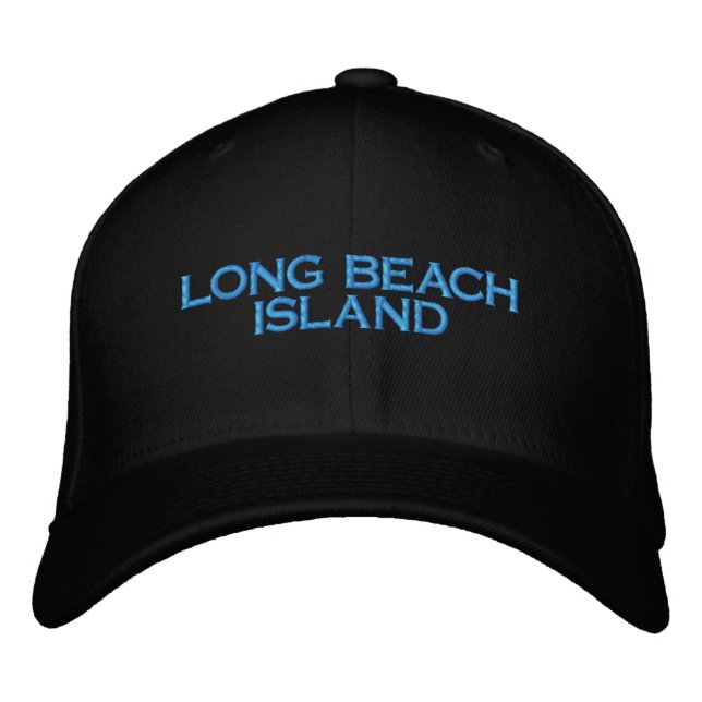 LONG BEACH ISLAND Embroidered Hat Broderad Keps (Framsida)
