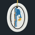 Long Beach Island. Julgransprydnad Keramik<br><div class="desc">Ny Long Beach ö - jersey.</div>