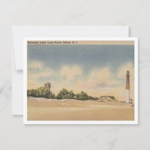 Long Beach Island NJ, Barnegat Light 1946 Inspirer Vykort