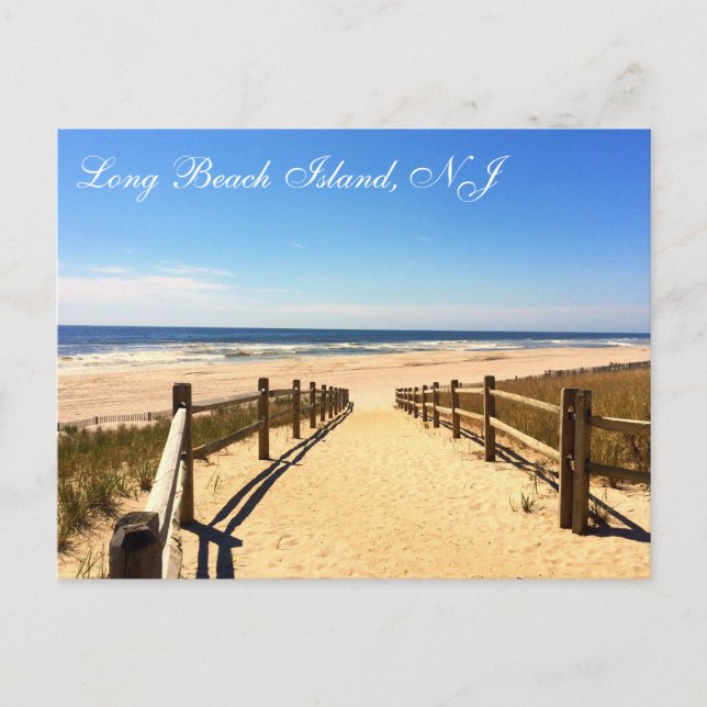 Long Beach Island, NJ LBI vykort (Framsida)