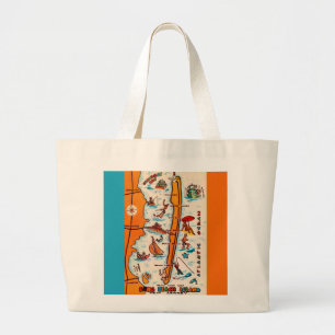 Long Beach Island NJ Tote Bag Jumbo Tygkasse