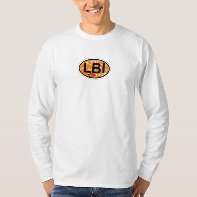 Long Beach Island. T-shirt (Framsida)