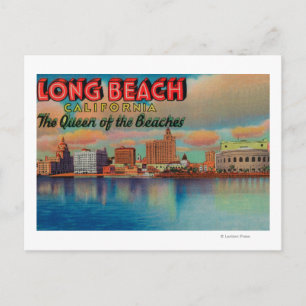 Long Beach, Kalifornien - The Queen of Beacher Vykort