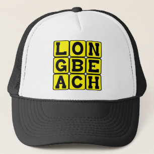 Long Beach, Kalifornien USA Truckerkeps