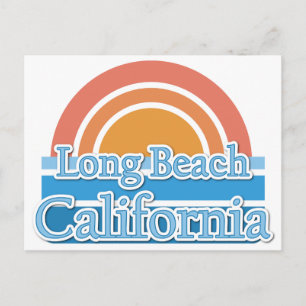 Long Beach, Kalifornien Vykort