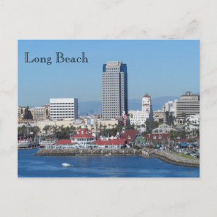 Long Beach, Kalifornien Vykort