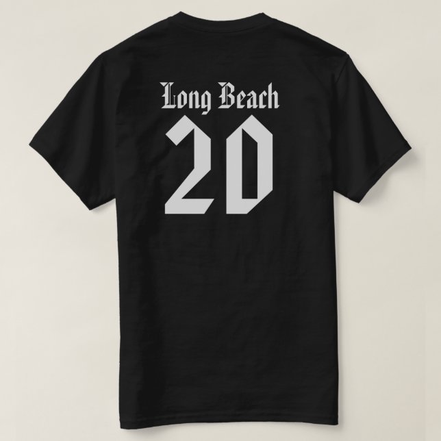 Long Beach län 20 T Shirt (Design baksida)