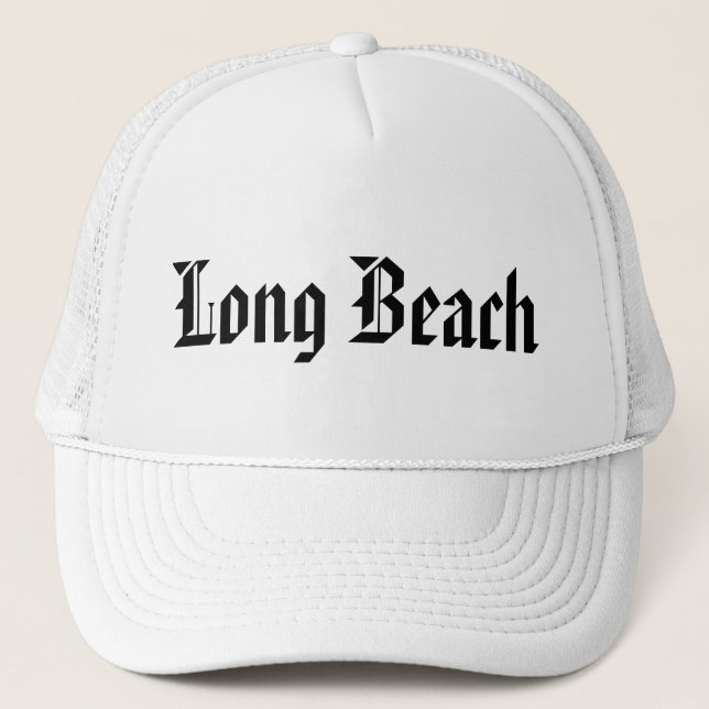 Long Beach lastbilsförarelock Truckerkeps (Framsida)