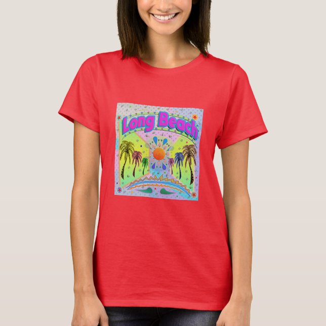 Long Beach Lugn Desire T-Shirt (Framsida)