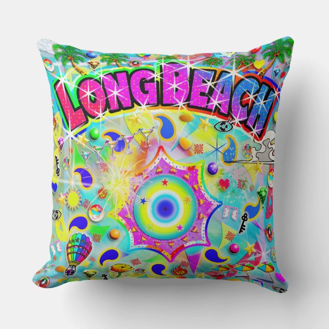 Long Beach Mystic Dans Kudde (Framsida)