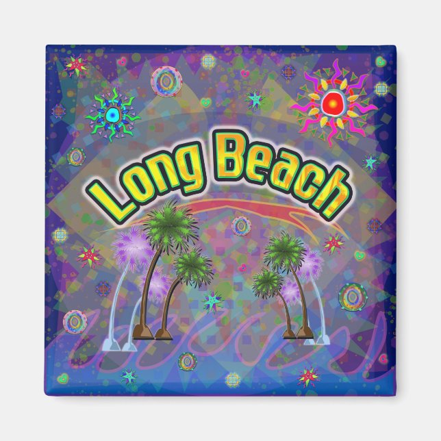 Long Beach Noble Voyage Nagnet Magnet (Framsidan)