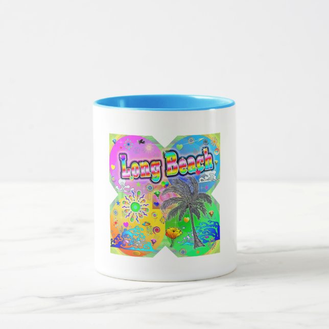 Long Beach Quadro Seasons Mugg (Center)