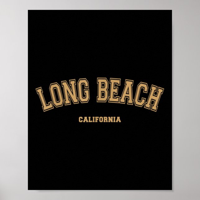 Long Beach Sports College Stil på Long Beach Poster (Framsidan)