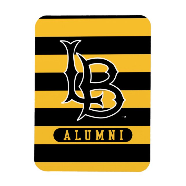 Long Beach State Alumni Rand Magnet (Vertikal)