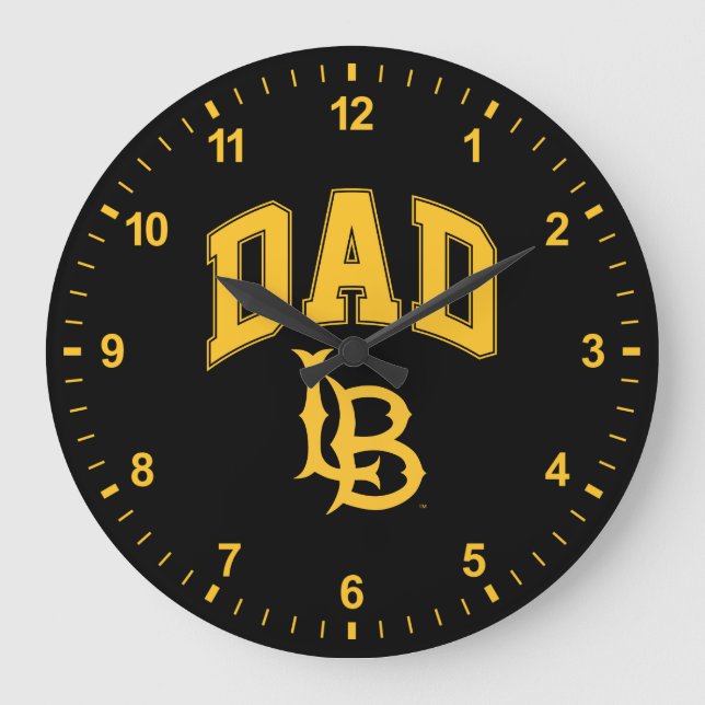 Long Beach State Dad Stor Klocka (Framsida)