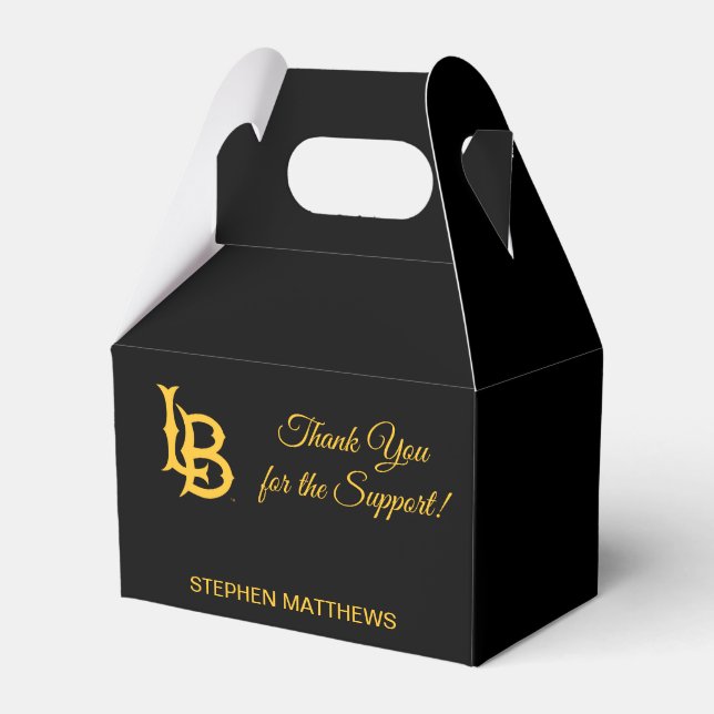 Long Beach State Logo Examen Presentaskar (Framsidan Sidan)