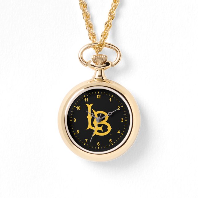 Long Beach State-Logotyp Armbandsur (Framsida)