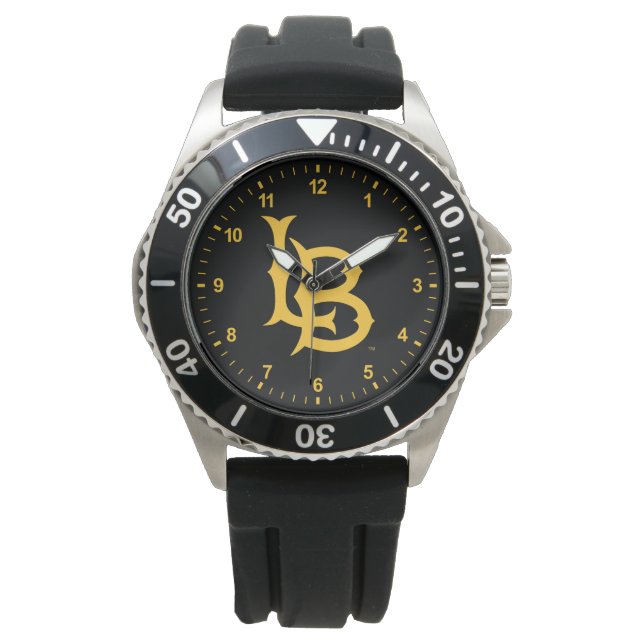 Long Beach State-Logotyp Armbandsur (Framsida)