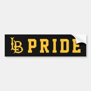 Long Beach State-Logotyp Bildekal