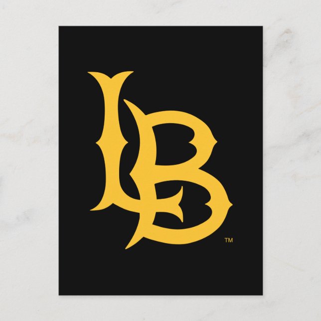 Long Beach State-Logotyp Inbjudan Vykort (Framsida)