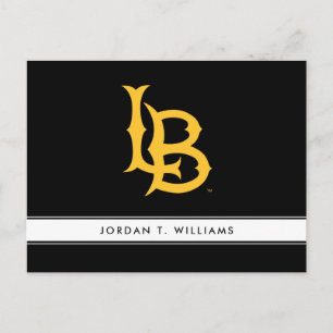 Long Beach State-Logotyp Inbjudan Vykort