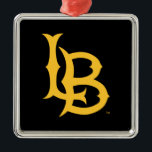 Long Beach State-Logotyp Julgransprydnad Metall<br><div class="desc">Kolla in den här stilen i Kalifornien Universiteten Long Beach! Visa upp Kaliforniens statspris med de nya Universiteten-produkterna. De gör perfekterna till student,  aluminiumoxid,  familj,  vän eller fläkt i ditt liv. Alla dessa Zazzle-produkter är anpassade med ditt namn,  klassår eller klubb. Gå Long Beach!</div>