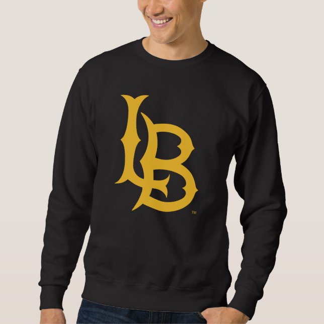Long Beach State-Logotyp Lång Ärmad Tröja (Framsida)