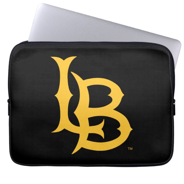 Long Beach State-Logotyp Laptop Fodral (Framsidan)