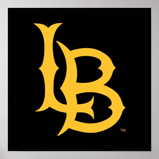 Long Beach State-Logotyp Poster (Framsidan)