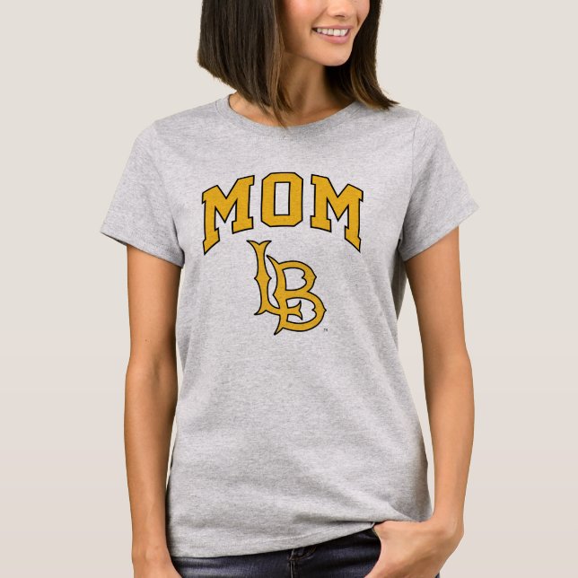 Long Beach State Mamma T Shirt (Framsida)