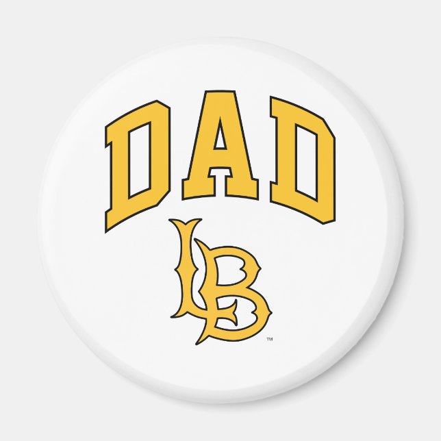 Long Beach State Pappa Magnet (Framsidan)