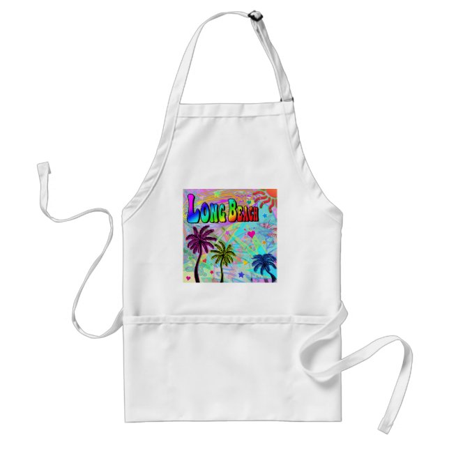 Long Beach Vivid Romantik Apron Förkläde (Framsidan)