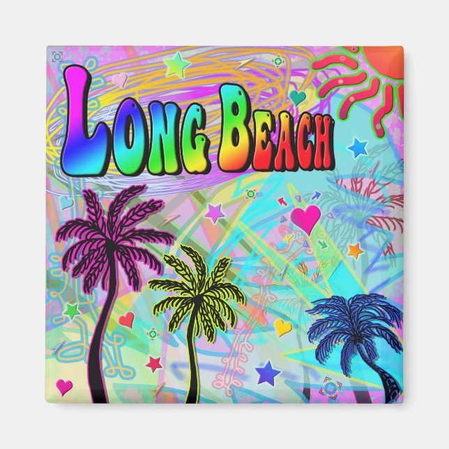 Long Beach Vivid Romantik Magnet (Framsidan)