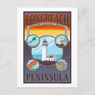 Long Beach, WashingtonTravel Vykort