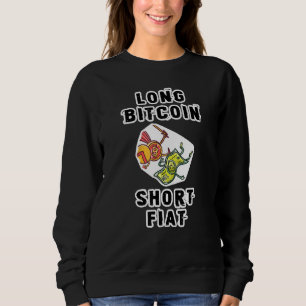 Long Bitcoin Kort Fiat Bitcoin Crypto Currency T Shirt