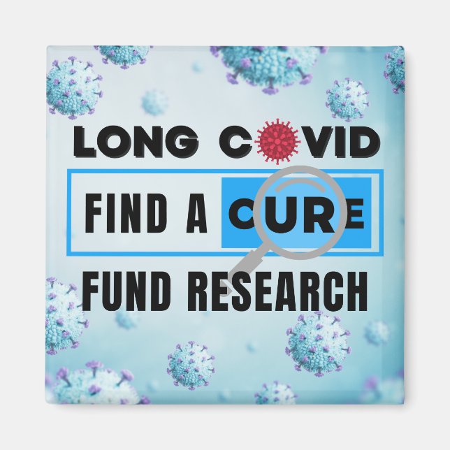 Long Covid - FONDFORSKNING Magnet (Framsidan)