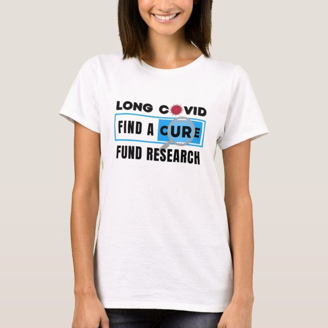 Long Covid - FONDFORSKNING T Shirt (Framsida)