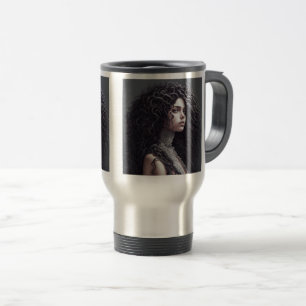 Long Curly Hair Travel/Commuter Mugg, 15 oz Resemugg