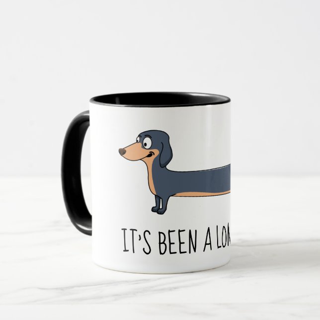 Long Day Dachshund 11 oz Combo Mugg (Framsida vänster)