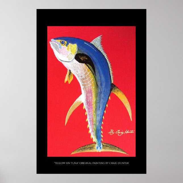 Long fin tuna poster (Framsidan)