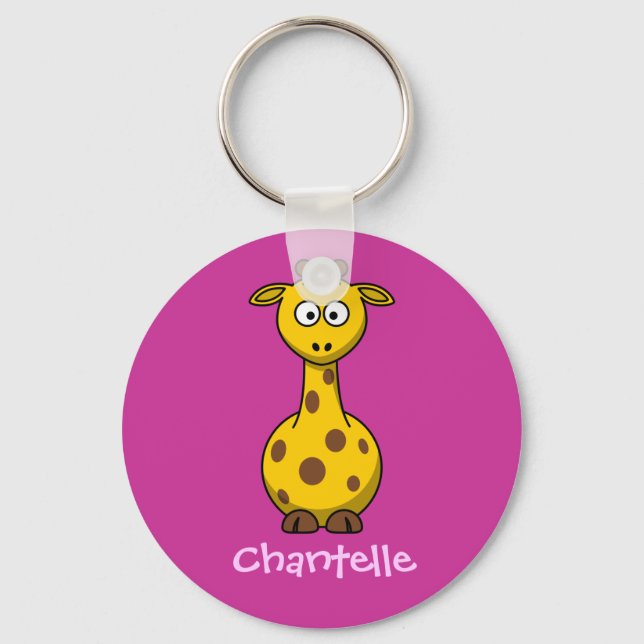 Long giraffe nyckelring (Framsida)